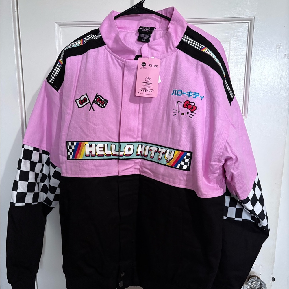 Box Lunch Hello Kitty Racing Jacket - Picture 2 of 3